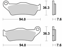 SBS Rear Brake Pads 671LS