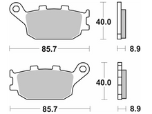 SBS Rear Brake Pads 657LS