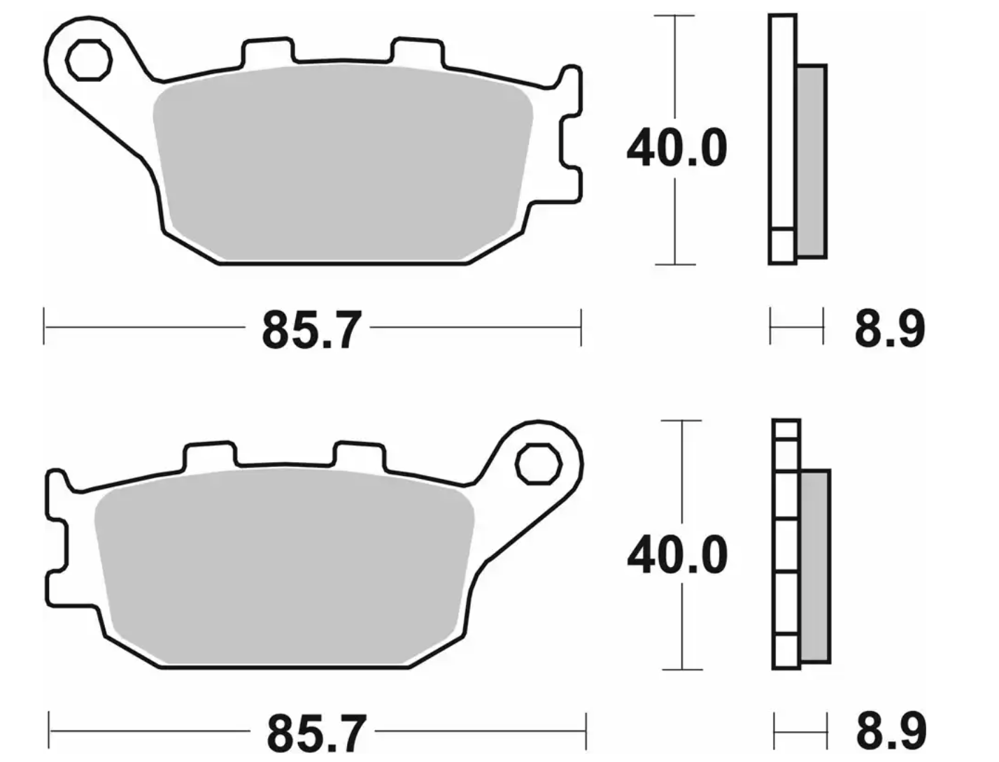 SBS Rear Brake Pads 657RQ