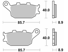 SBS Rear Brake Pads 657RQ