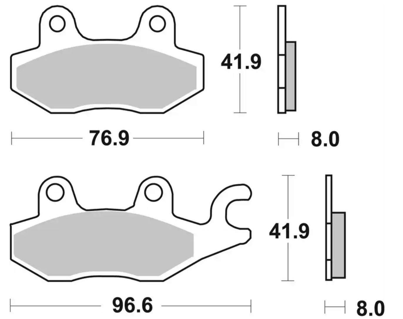 SBS Rear Brake Pads 638LS