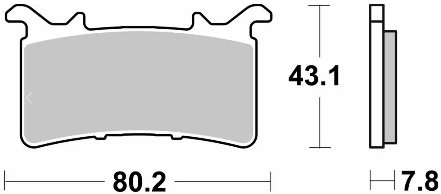 SBS Front Brake Pads 985RST