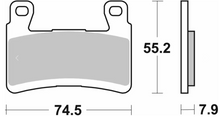 SBS Front Brake Pads 894RST
