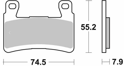 SBS Front Brake Pads 894RST