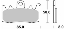 SBS Front Brake Pads for 2017 BMW S1000XR
