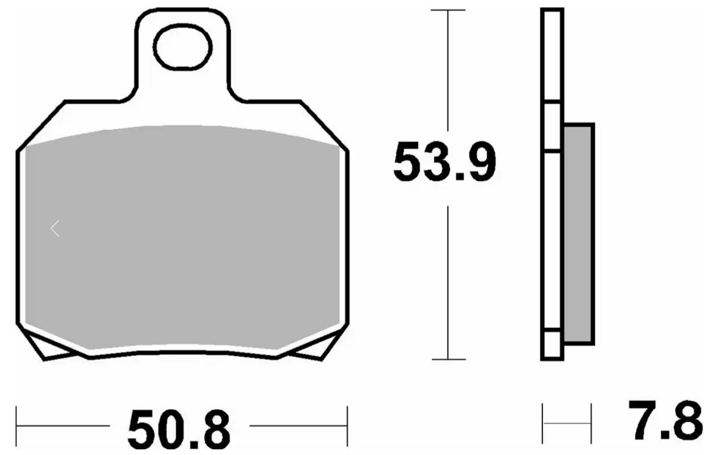SBS Rear Brake Pads for Kawasaki ZX-10R (Brembo Caliper)