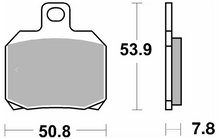 SBS Rear Brake Pads for Kawasaki ZX-10R (Brembo Caliper)