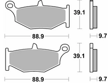 SBS Rear Brake Pads for 2007 Suzuki GSXR1000