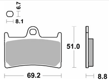 SBS Front Brake Pads for Yamaha MT10 2024