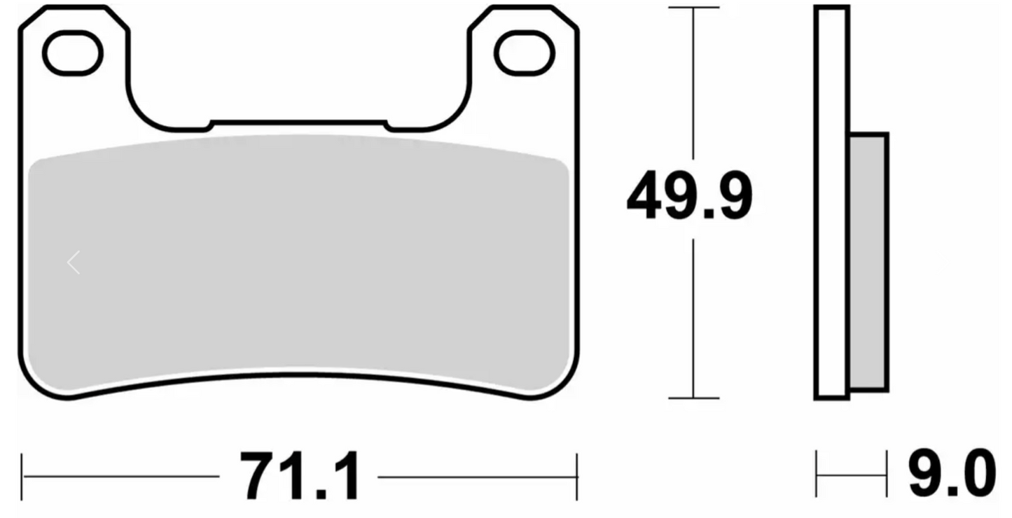SBS Front Brake Pads for 2015 Kawasaki ZX-10R