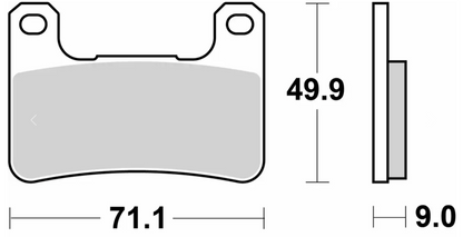 SBS Front Brake Pads 806RST