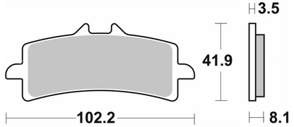 SBS Front Brake Pads 841RS