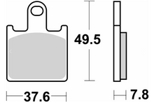 SBS Front Brake Pads 838HS