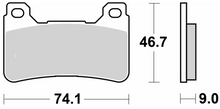 SBS Front Brake Pads 809RS