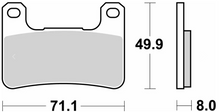 SBS Front Brake Pads 806HS