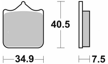 SBS Front Brake Pads 762HS