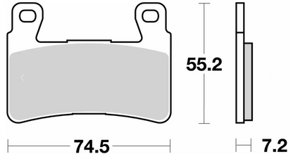 SBS Front Brake Pads 734HS