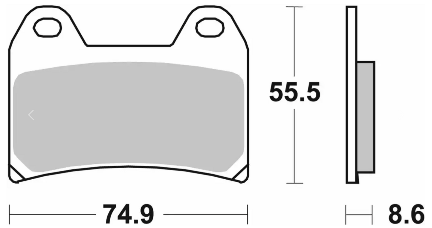 SBS Front Brake Pads 706HS