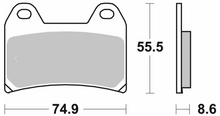 SBS Front Brake Pads 706HS