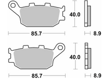 SBS Front Brake Pads 657RQ for Kawasaki Zx4rr 2023