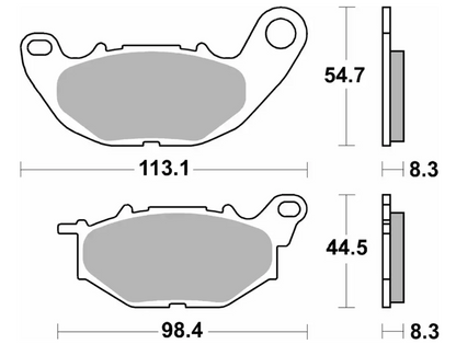 SBS Brake Front Pads 931HS