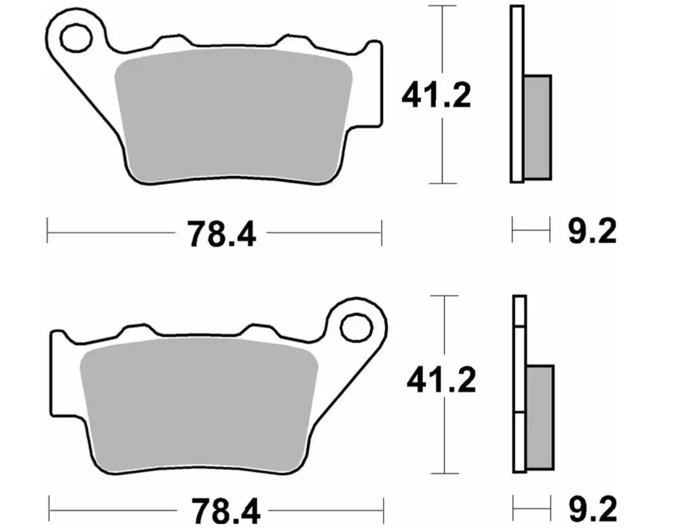 SBS Rear Brake Pads for BMW S1000RR "21