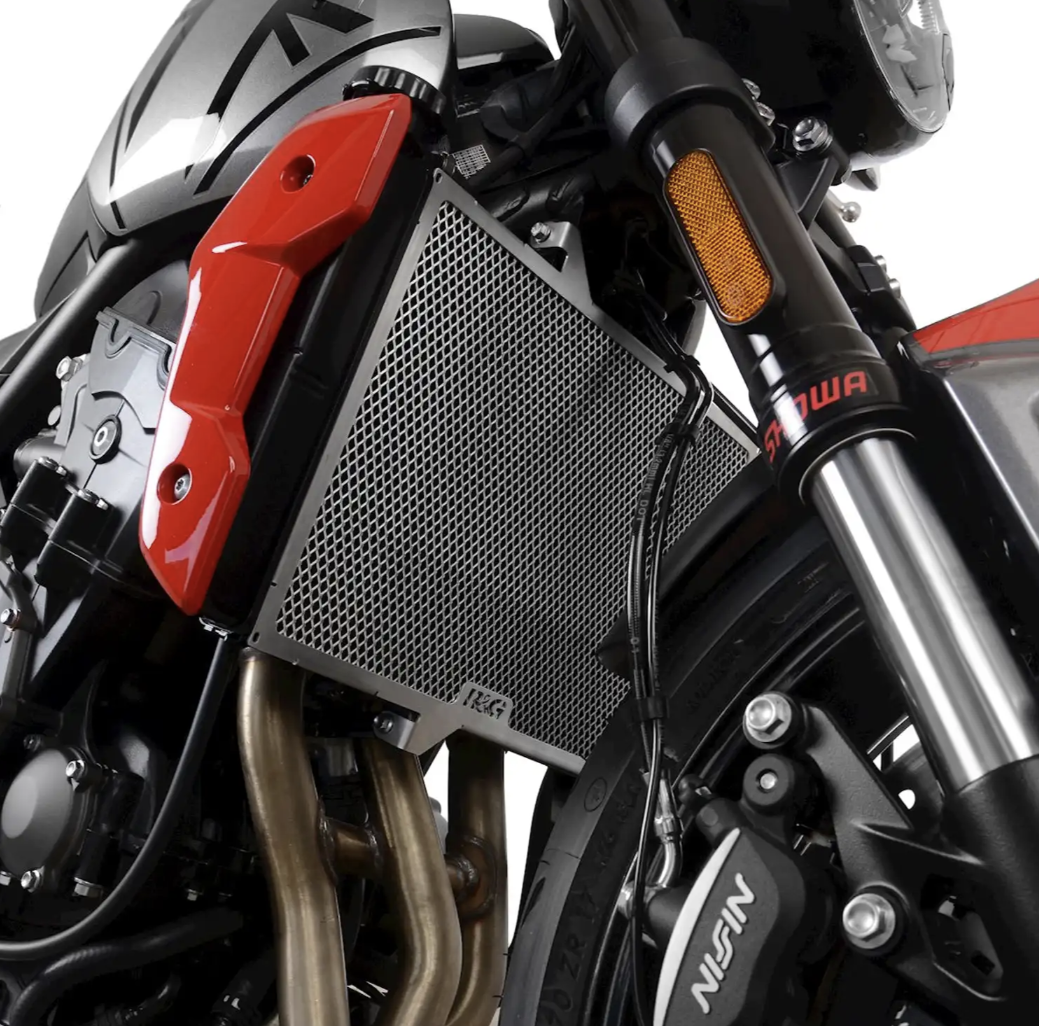 R&G Radiator Guard Black for Triumph Trident 660 2021-2026 / Tiger Sport 660 2022-2024