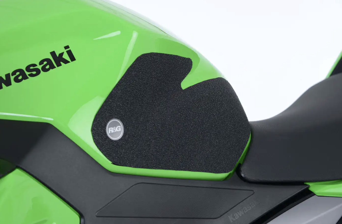 R&G Tank Traction Grip (Black 2 grip kit) for Kawasaki Ninja 500 / 400 / 250 / Z400 / Z250 / Z500 2018-2026