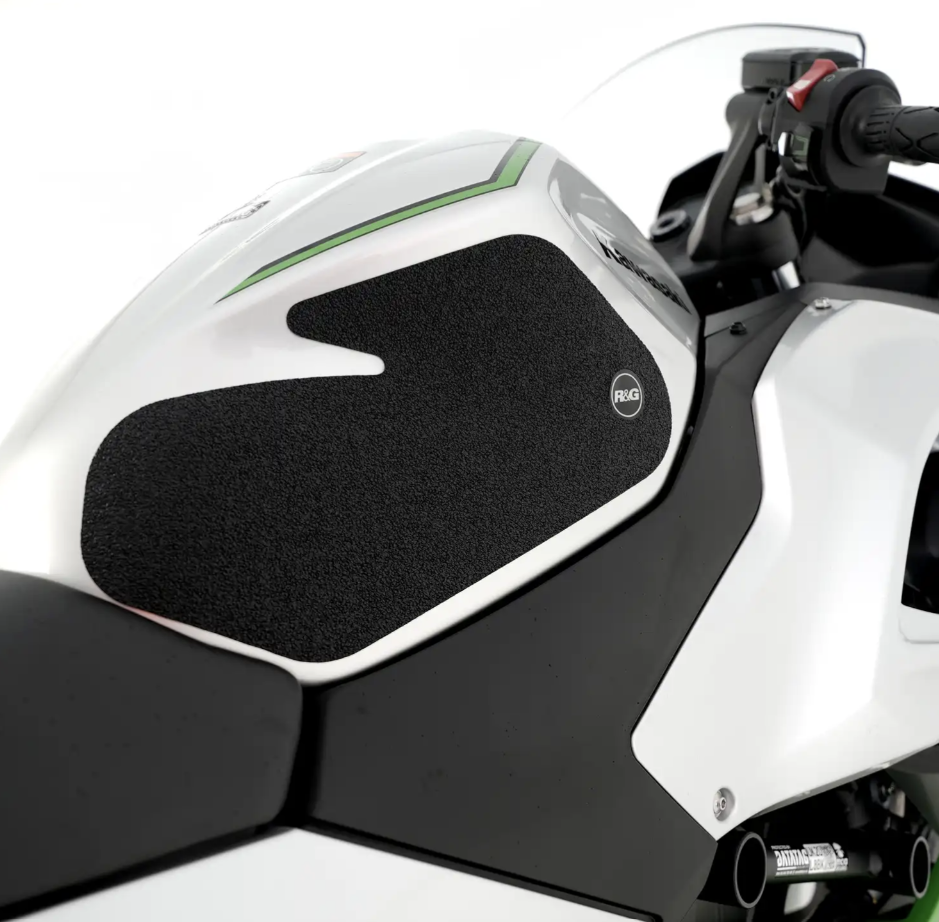 R&G Tank Traction Grip (Black 2 grip kit) for Kawasaki Ninja 500 / 400 / 250 / Z400 / Z250 / Z500 2018-2026