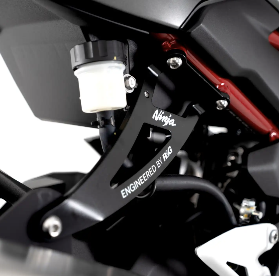 R&G Exhaust Hanger & Footrest Blanking Plate kit for Plate kit for Kawasaki Ninja 250/400 / Z500 2018-2024