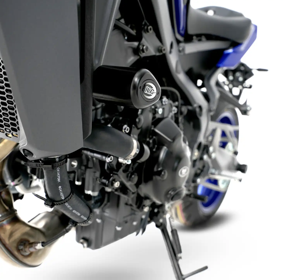 R&G Crash Protectors - Aero Style for Yamaha MT-09 (SP) '21-, Yamaha Tracer 9 (GT)'21-'24 & XSR-900 '22-'24, Yamaha MT-09 '24+