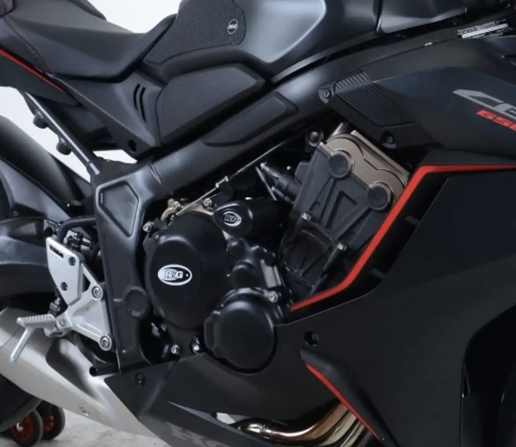 R&G Crash Protectors Aero Style for Honda CBR650F '14-, Honda CB650F '14-18 &CBR650R '19- (Non Drill)(Fit E-Clutch)