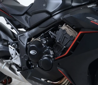R&G Crash Protectors Aero Style for Honda CBR650F '14-, Honda CB650F '14-18 &CBR650R '19- (Non Drill)(Fit E-Clutch)