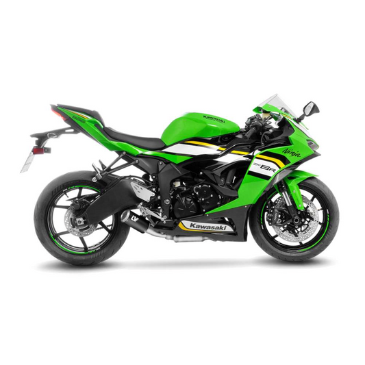 Leo Vince CORSA S BLACK EDITION Slip-on Exhaust for Kawasaki ZX-6R 2024 - 2026