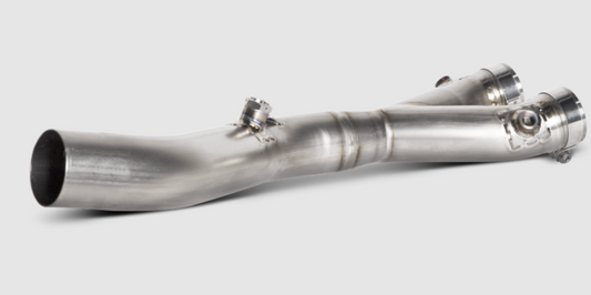 Akrapovic Link Pipe Exhaust for Yamaha MT10 2015-2020 (Titanium)