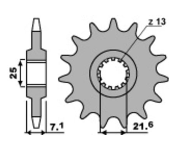 PBR Engine Sprocket 16T