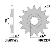 PBR Front Engine Sprocket for Kawasaki Z900 2017 - 2024