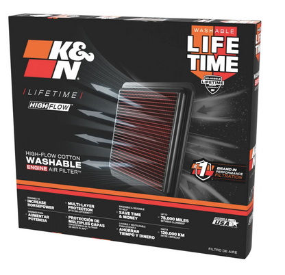 K&N Air Filter for Yamaha MT-09 /FZ-09 /XSR900 /Tracer / GT 2014-2021