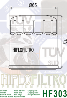 Hiflo Premium Oil Filter HF 303