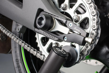 LighTech Chain Adjusters Black for Kawasaki ZX10R 2016-2026