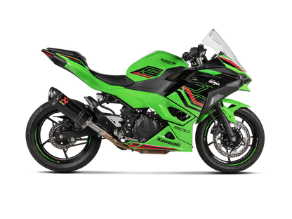 Akrapovic Exhaust Slip-On Line (Carbon) for Kawasaki Ninja 400 / Ninja 500 / Z400 / Z500 2018 - 2024