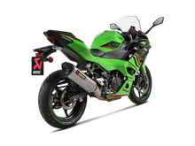 Akrapovic Exhaust Slip-On Line (Titanium) for Kawasaki Ninja 500 / Z 500 2024-2026