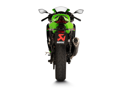Akrapovic Exhaust Slip-On Line (Carbon) for Kawasaki ZX-4R / ZX-4RR 2025-2026
