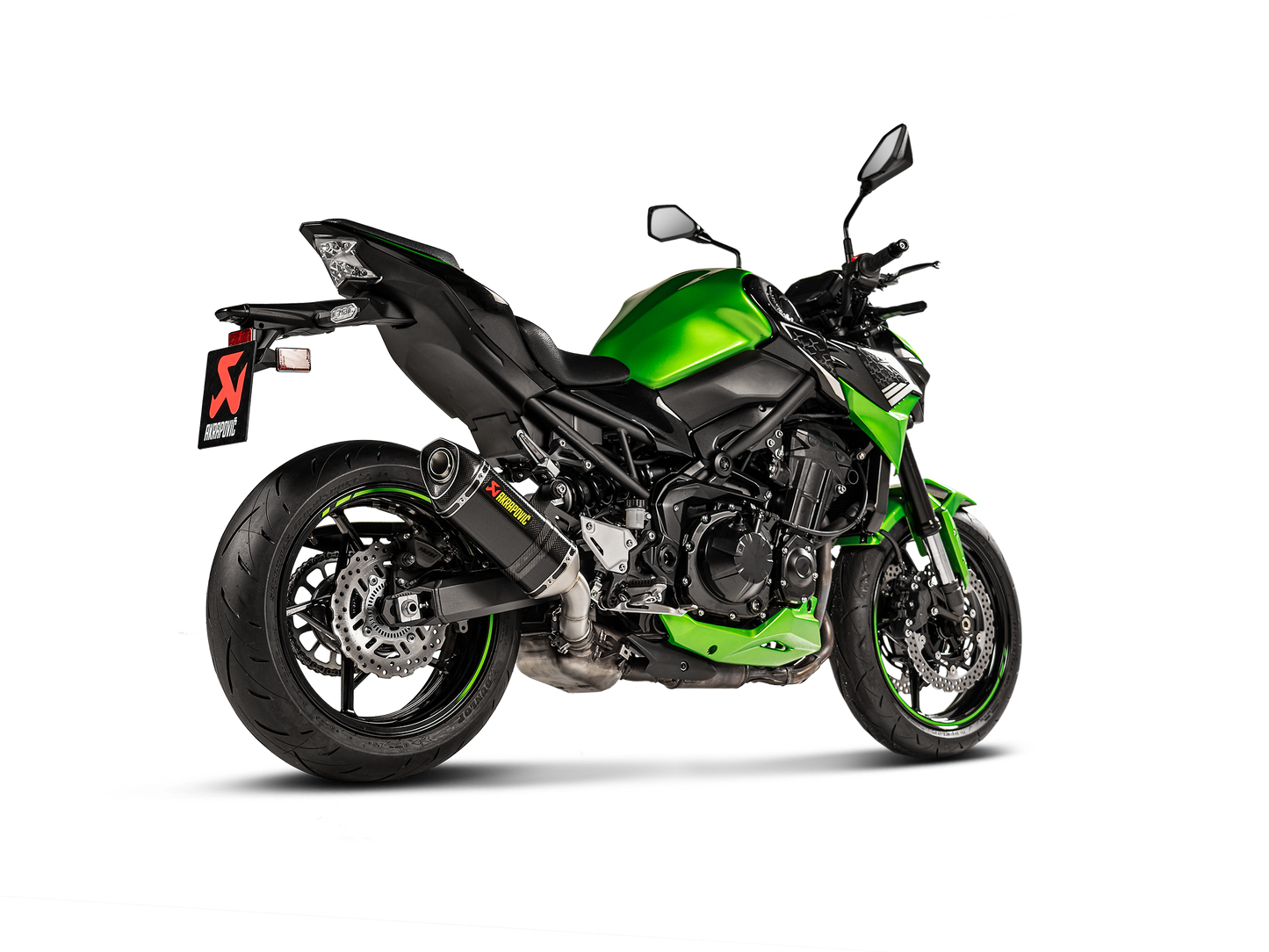 Akrapovic Exhaust Slip-On Line (Carbon) for Kawasaki Z 900 2020 - 2024