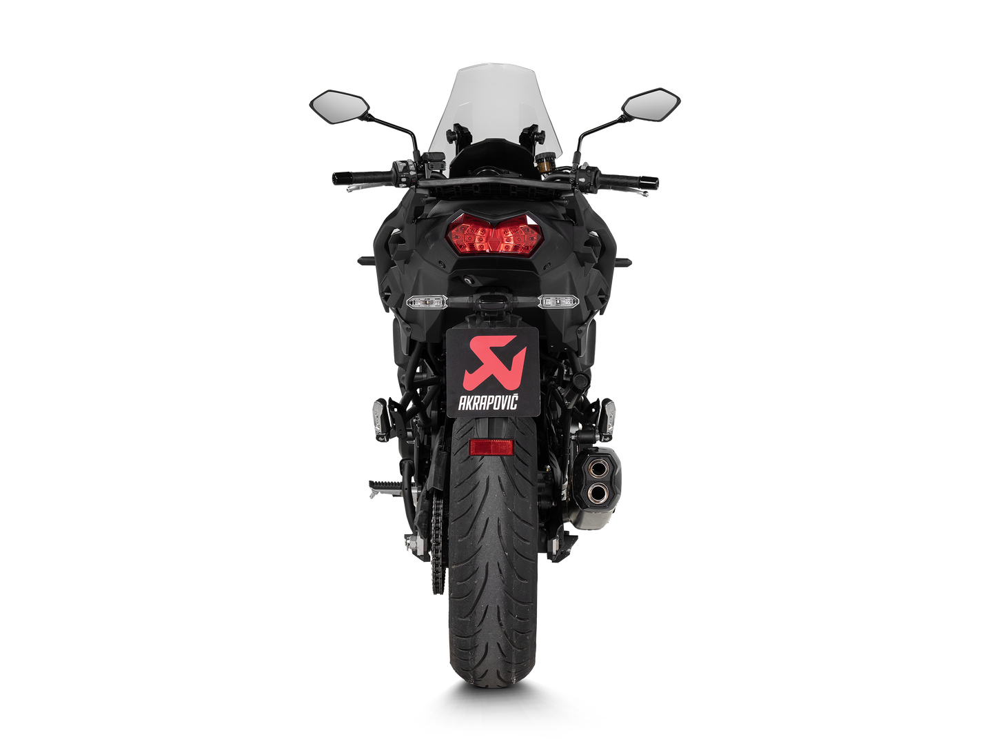 Akrapovic Exhaust Slip-On Line (Titanium) for Kawasaki  Versys 1100 2025 - 2026